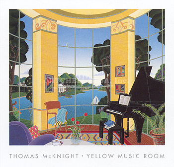 Yellow Music Room