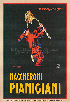 Maccheroni Pianigiani, 1922
